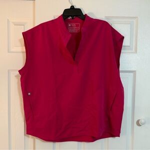 Figs -Pink scrubs .Top XL and Pants XLT .